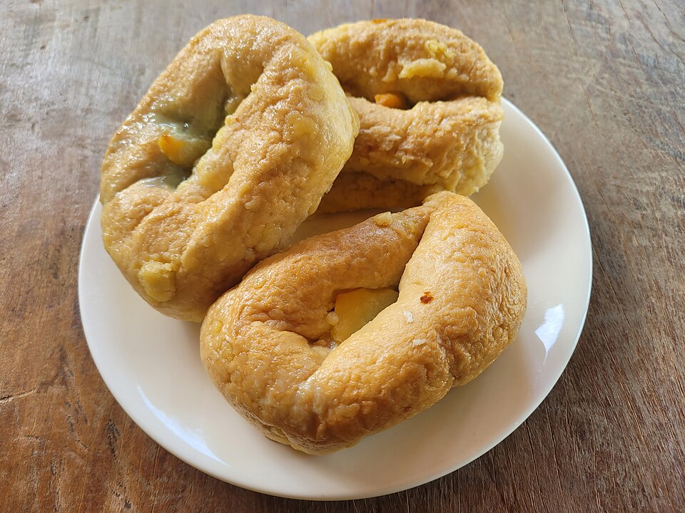 An illustrative pandan-flavoured bread